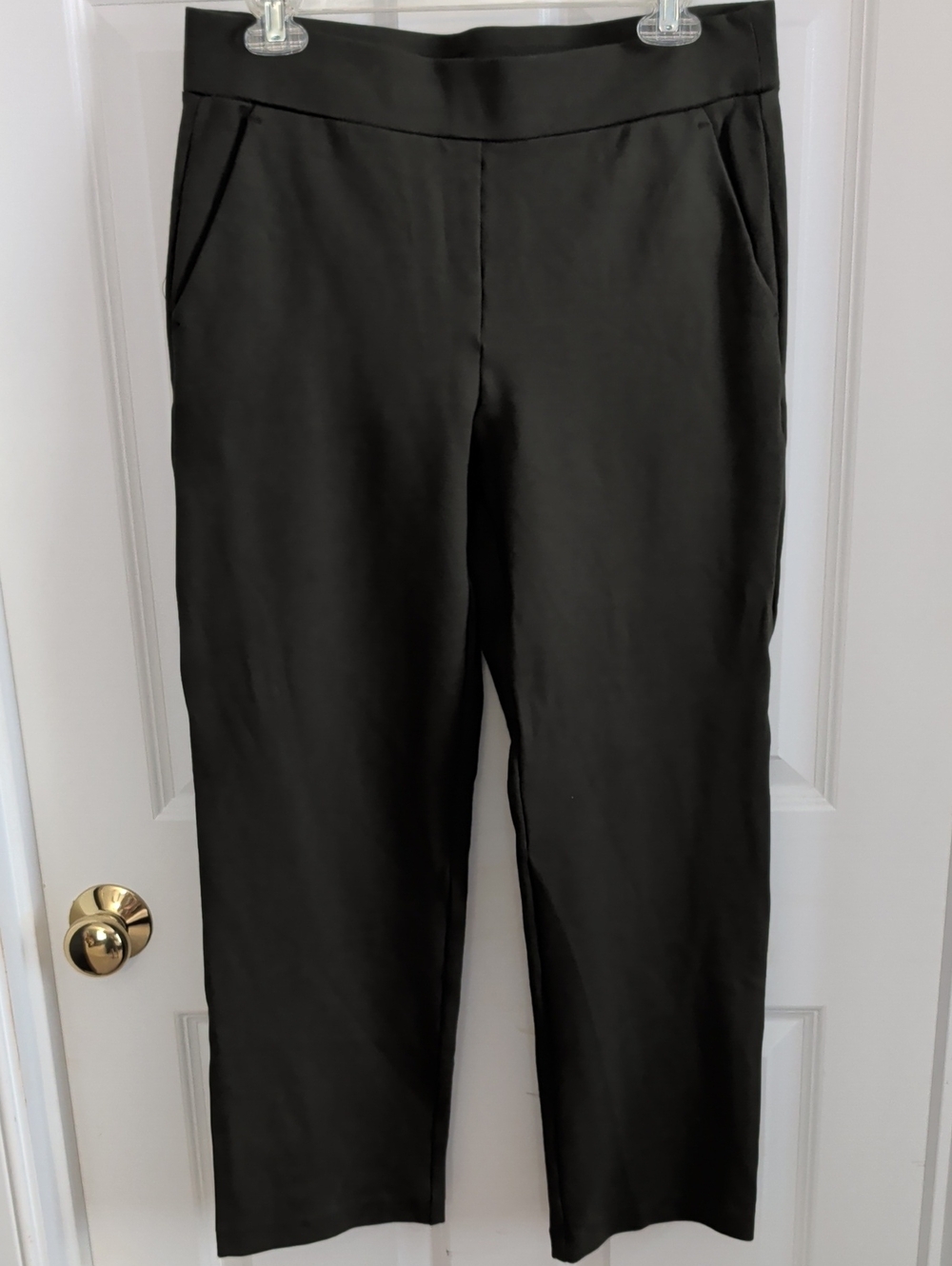 Loft Straight-Leg Pull-On Pants